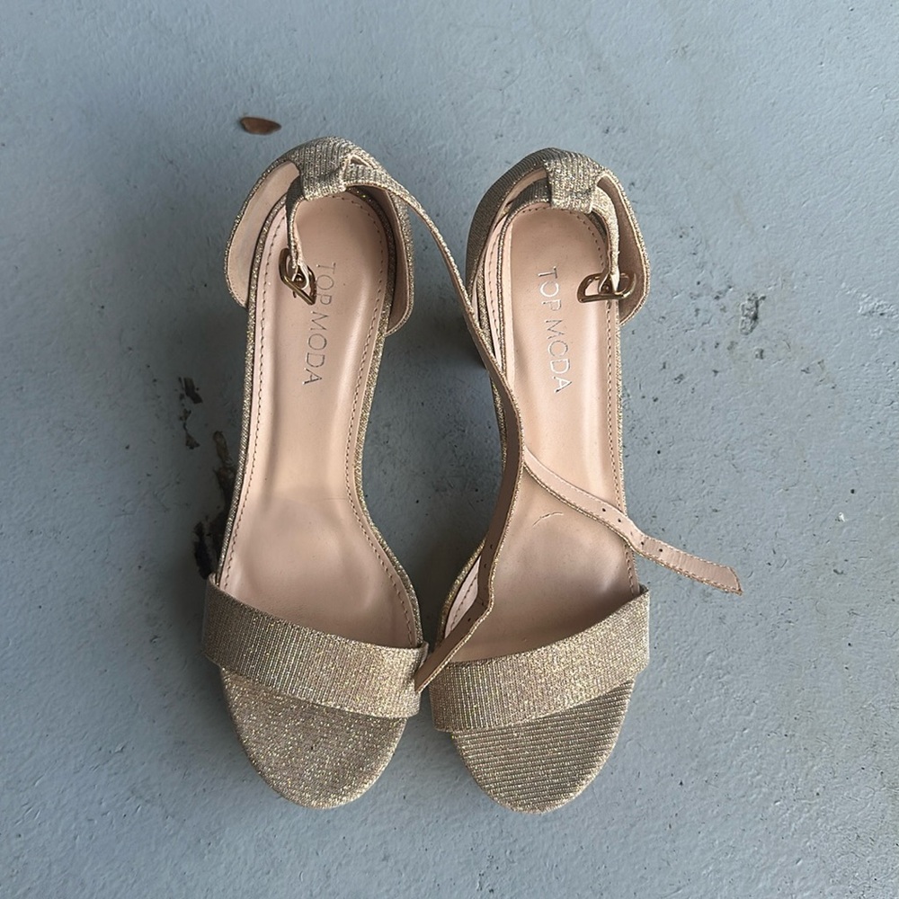 Sparkle Square Heels